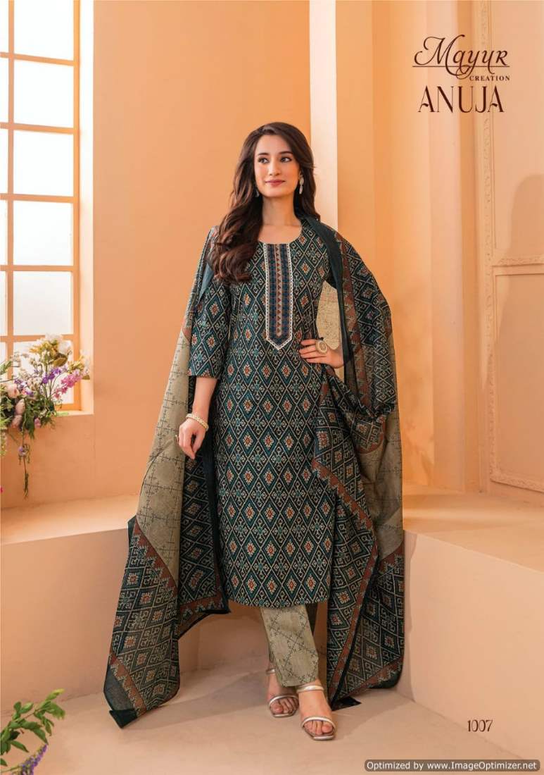 Anuja Vol 1 By Mayur Lawn Printed Cotton Dress Material Wholesale Shop In Surat